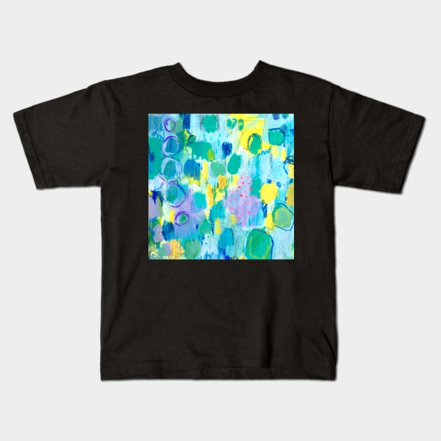 Under the Sea Abstract Kids T-Shirt by MyCraftyNell